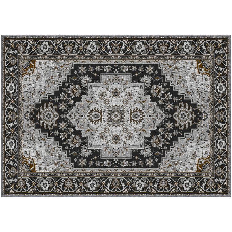 GelPro NeverMove MachineWashable Traditional Broadway Area Rug Wayfair